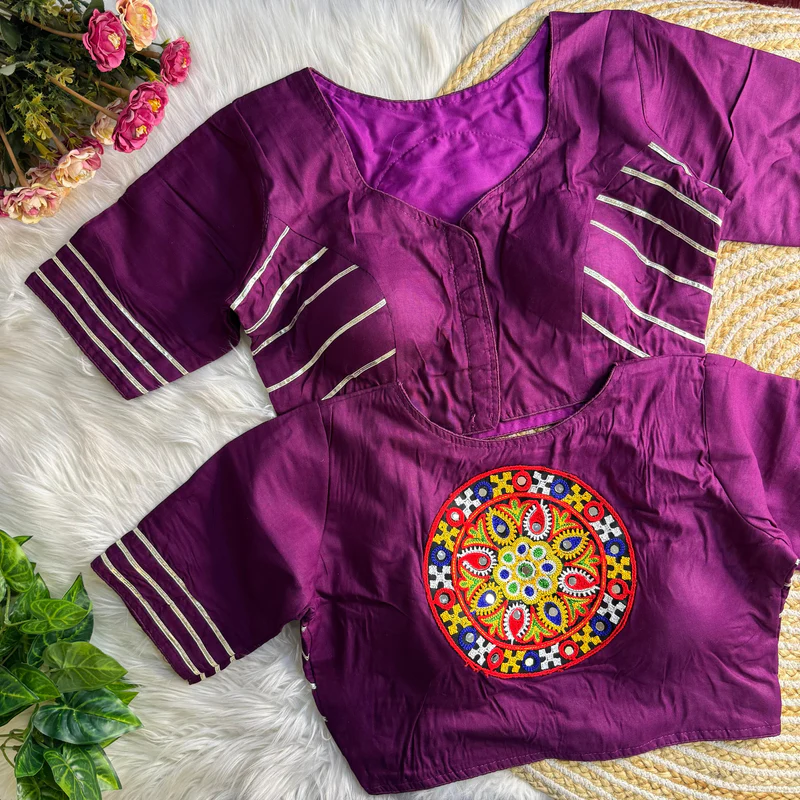 Navratri Traditional Gota Blouse