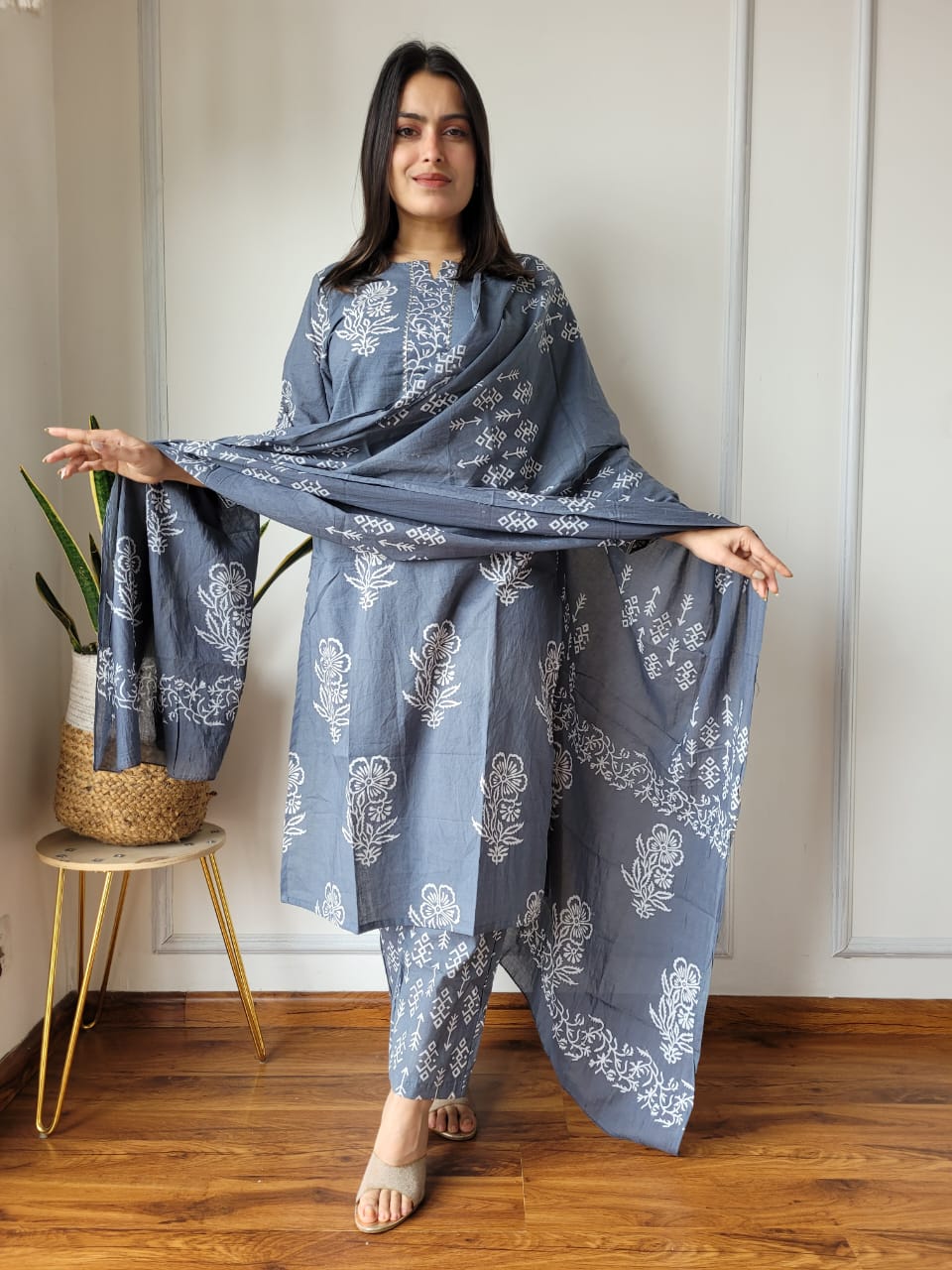 Shop Grey Suit Set Online-STORI