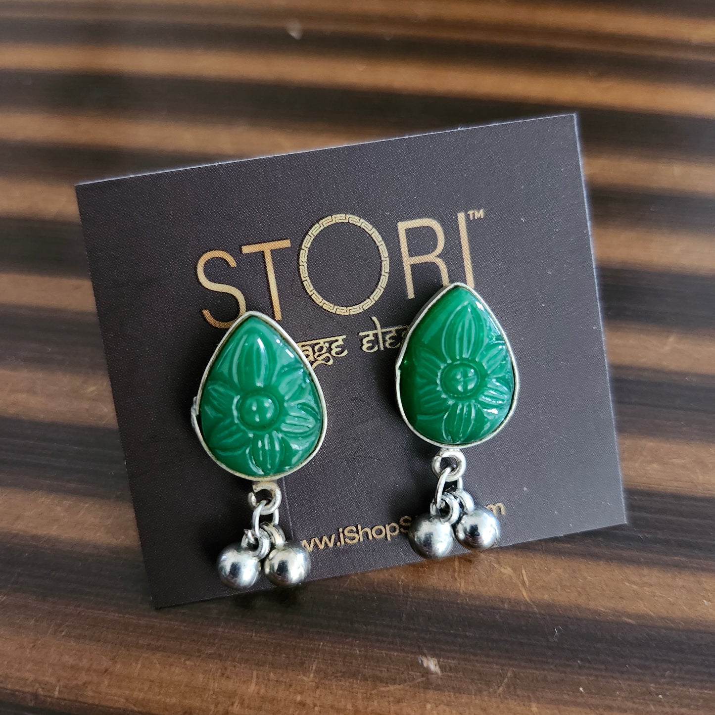 Green Small Dailywear Earrings