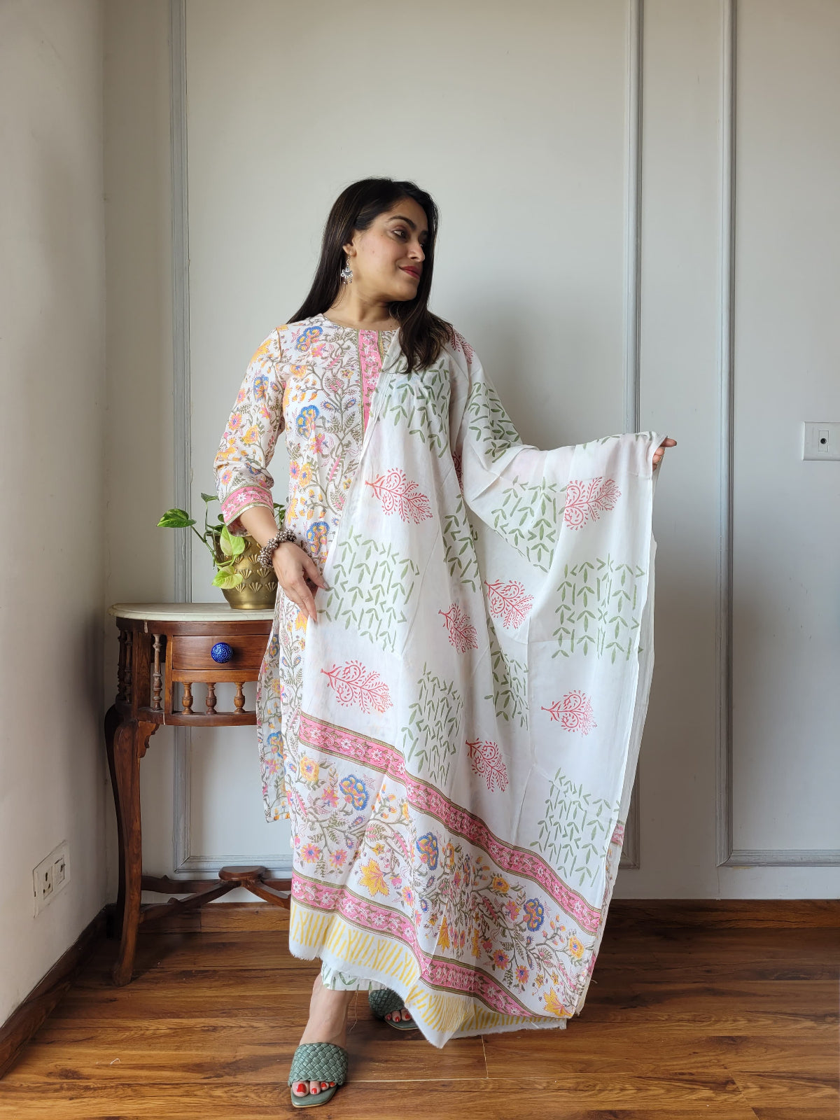 Shop White Suit Set Online-STORI