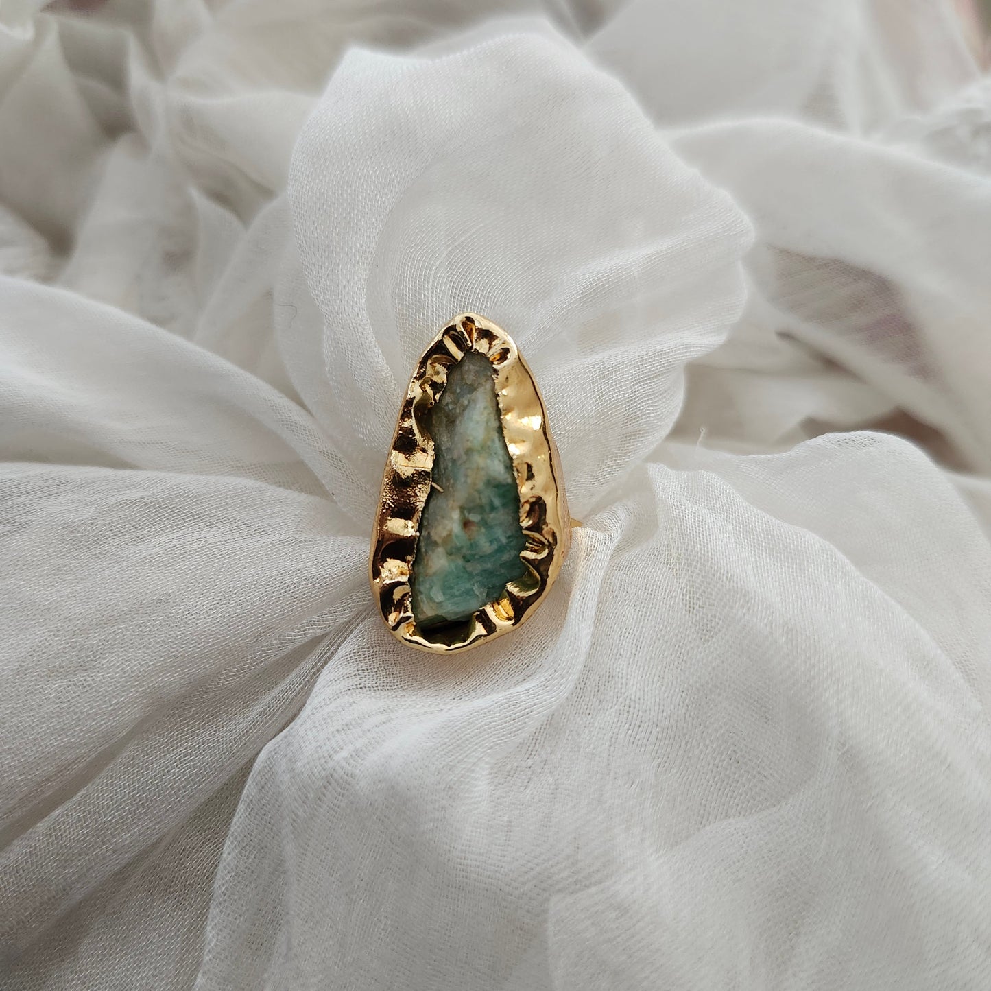 Shop Gemstone Golden Finger Rings Online- STORI