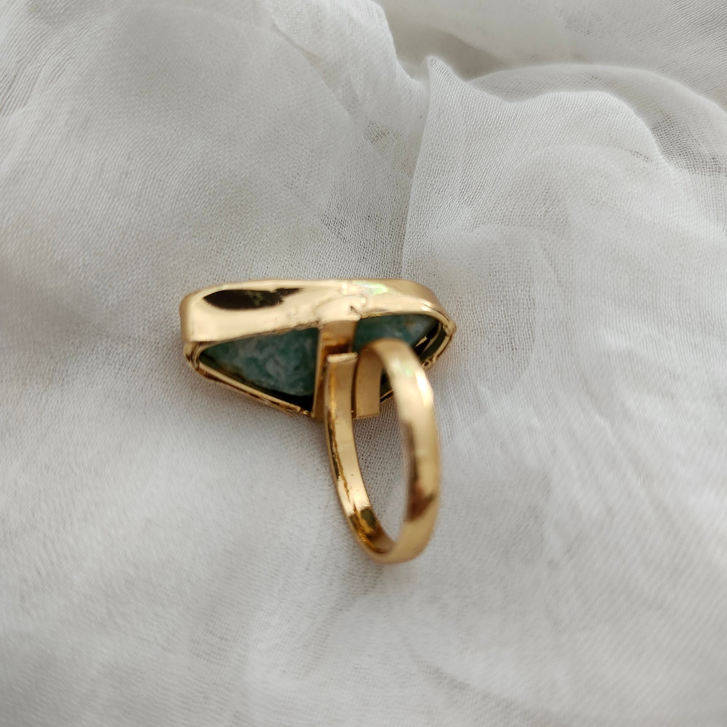 Shop Gemstone Golden Finger Rings Online- STORI