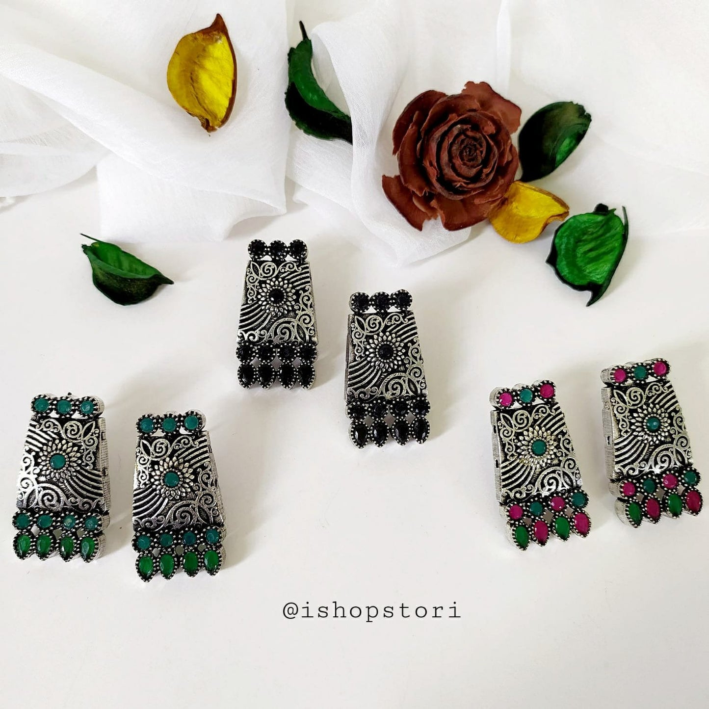 Nikita German Silver Earrings