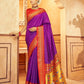 Purple Paithani Soft Silk Saree