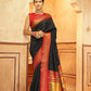 Black Paithani Soft Silk Saree