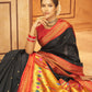 Black Paithani Soft Silk Saree
