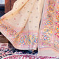 Shop Beige Silk Saree Online -STORI