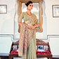 Shop Olive Banarasi Silk Saree Online-STORI