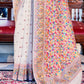 Buy White Banarasi Silk Saree Online-STORI