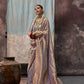 Grey Handloom Woven Silk Saree Online in India 