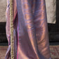 Purple Handloom Woven Silk Saree Online in India