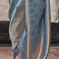Blue Handloom Woven Silk Saree Online in India
