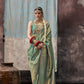 Green Handloom Woven Silk Saree Online in India