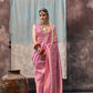 Pink Handloom Woven Silk Saree Online in India