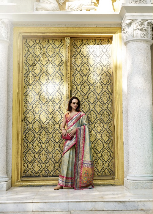 Shop Banarasi Silk Saree Online-STORI
