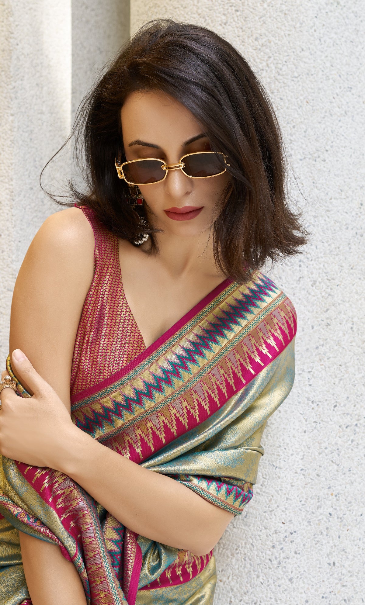 Shop Banarasi Silk Saree Online-STORI
