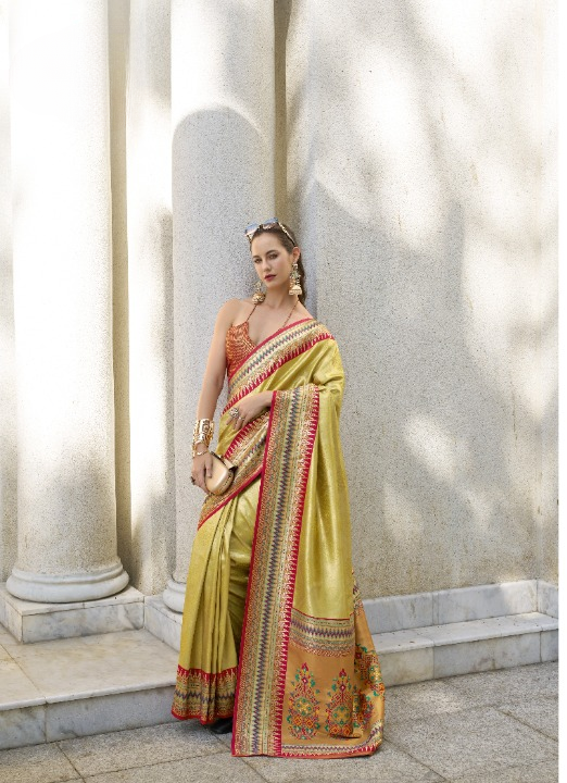 Shop Banarasi Silk Saree Online-STORI