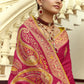 Shop Rani Pink Handloom Silk Saree for Festive Wear at STORI.