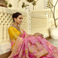 Shop Pink Handloom Silk Saree for Festive Wear at STORI.