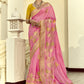 Shop Pink Handloom Silk Saree for Festive Wear at STORI.