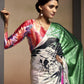 Multicolor Bollywood Satin Crepe Sarees Online in India