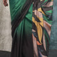 Multicolor Printed Pure Crepe Silk Sarees Online in India & USA - STORI