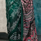 Green Printed Pure Crepe Silk Saree Online in India & USA - STORI