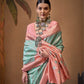 Sea green Handloom Woven Silk Saree Online in India