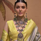 Grey Handloom Woven Silk Saree Online in Indi