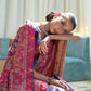 MADHAVEE Meka in Nile Blue Kashmiri Weaved Jamewar Saree