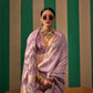 Purple Spun Handloom Woven Silk Saree Online in India