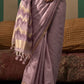 Purple Spun Handloom Woven Silk Saree Online in India
