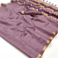 Purple Spun Handloom Woven Silk Saree Online in India