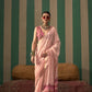 Pink Spun Handloom Woven Silk Saree Online in India