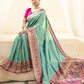 Pear Green Tissue Silk Paithani Saree Online Store in India
