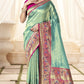 Pear Green Tissue Silk Paithani Saree Online Store in India