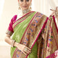Bright Green Tissue Silk Paithani Saree Online Store in India