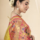 Yellow Tissue Silk Paithani Saree Online Store in India