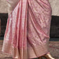 Pink Banarasi Saree Shop Online-STORI