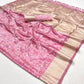 Pink Banarasi Saree Shop Online-STORI