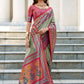 Buy Olive Silk Saree Online-STORI