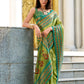 Buy Green Silk Saree Online-STORI