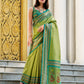 Buy Green Silk Saree Online-STORI