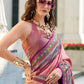 Shop Pink Silk Saree Online-STORI