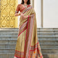 Shop Khaki Silk Saree Online-STORI
