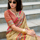 Shop Khaki Silk Saree Online-STORI