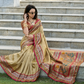 Shop Khaki Silk Saree Online-STORI