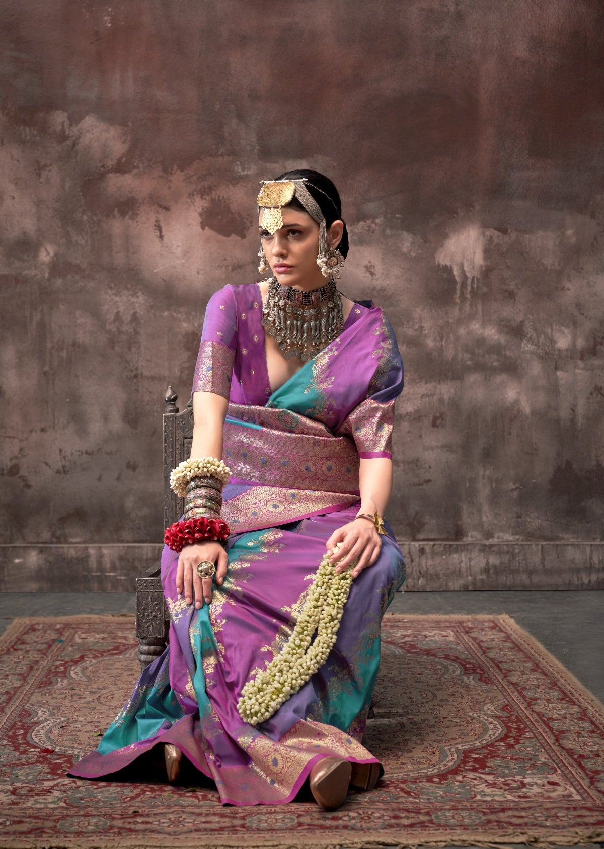 Bridal Banarasi Silk Saree Online-STORI