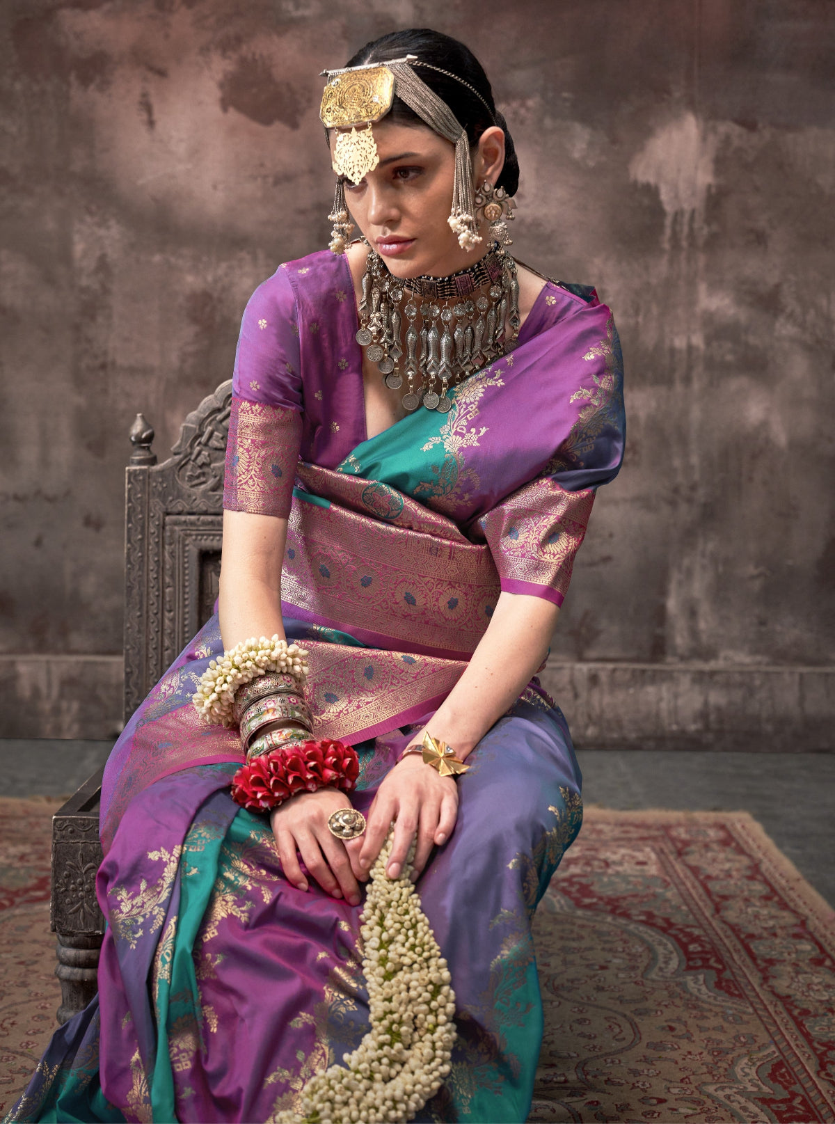 Bridal Banarasi Silk Saree Online-STORI