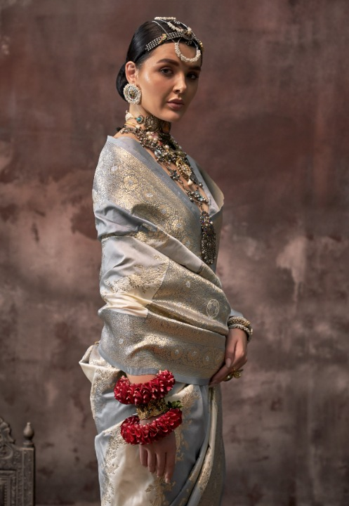 Bridal Banarasi Silk Saree Online-STORI